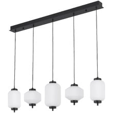 Black Torso 5 Light LED Pendant